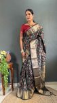 DESIGNER BANARASI SILK WEAVING WORK SAREE WITH UNSTITCHED BLOUSE FESTIVAL WEAR WHOLESALE PRICE ETHNIC GARMENT (6)