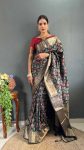 DESIGNER BANARASI SILK WEAVING WORK SAREE WITH UNSTITCHED BLOUSE FESTIVAL WEAR WHOLESALE PRICE ETHNIC GARMENT (6)