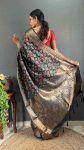 DESIGNER BANARASI SILK WEAVING WORK SAREE WITH UNSTITCHED BLOUSE FESTIVAL WEAR WHOLESALE PRICE ETHNIC GARMENT (6)