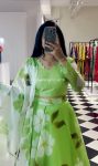 DESIGNER GEORGETTE DIGITAL PRINT WORK LEHENGA CHOLI WITH DUPATTA WEDDING WEAR WHOLESALE PRICE ETHNIC GARMENT (7)