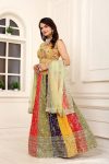 DESIGNER GEORGETTE MULTI COLORED EMBROIDERY SEQUENCE ZARI BOREDR WORK LEHENGA CHOLI WITH DUPATTA PARTY WEAR WHOLESALE PRICE ETHNIC GARMENT (7)