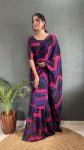 DESIGNER GEORGETTE PRINTED GOWN SAREE PARTY WEAR WHOLESALE PRICE ETHNIC GARMENT (1)