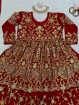 DESIGNER GEORGETTE THREAD SEQUENCE PEARL WORK TOP LEHENGA WITH DUPATTA PARTY WEAR WHOLESALE PRICE ETHNIC GARMENT (3)