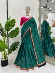 DESIGNER MULMUL COTTON LACE WITH HEAVY LATKAN WORK SAREE WITH UNSTITCHED BLOUSE PARTY WEAR WHOLESALE PRICE ETHNIC GARMENT (3)