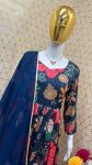 DESIGNER MUSLIN DIGITAL PRINT WORK GOWN BOTTOM WITH DUPATTA FESTIVAL WEAR WHOLESALE PRICE ETHNIC GARMENT (4)