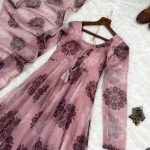 DESIGNER TABBY SILK DIGITAL PRINTED HAND PRINTED GOWN BOTTOM WITH DUPATTA PARTY WEAR WHOLESALE PRICE ETHNIC GARMENT (7)