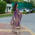 DESIGNER TWIL GOLD NET EMBROIDERY SEQUENCE WORK TOP PALAZZO WITH DUPATTA FESTIVAL WEAR WHOLESALE PRICE ETHNIC GRAMENT (7)