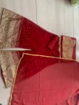 FANCY GEORGETTE ZARI SEQUENCE WORK PALAZZO BLOUSE WITH DUPATTA PARTY WEAR WHOLESALE PRICE ETHNIC GARMENT (3)