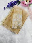 FANCY JIMMY CHOO JHALAR ON PALLU WORK SAREE WITH UNSTITCHED BLOUSE PARTY WEAR WHOLESALE PRICE ETHNIC GARMENT (5)