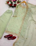 FANCY JIMMY CHOO SEQUENCE EMBROIDERY WORK TOP PALAZZO WITH DUPATTA FESTIVAL WEAR WHOLESALE PRICE ETHNIC GARMENT (3)