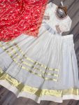 FANCY RAJWADI SILK EMBROIDERY MIRROR WITH LACE WORK TOP LEHENGA WITH DUPATTA FESTIVAL WEAR WHOLESALE PRICE ETHNIC GARMENT (9)