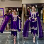 FASHIONABLE CHINON SILK EMBROIDERY SEQUENCE WORK TOP PALAZZO WITH DUPATTA PARTY WEAR WHOLESALE PRICE ETHNIC GARMENT (4)