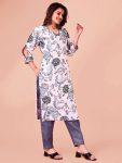 FASHIONABLE COTTON PRINTED TOP WITH PENT SET PARTY WEAR WHOLESALE PRICE ETHNIC GARMENT (2)