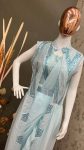 FASHIONABLE GEORGETTE RUFFLE WORK LEHNGA SAREE SHRUG AND BELT WITH UNSTITCHED BLOUSE PARTY WEAR WHOLESALE PRICE ETHNIC GARMENT (3)