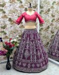 FASHIONABLE JALPARI SILK EMBROIDRY SEQUENCE WORK LEHENGA CHOLI WITH DUPATTA WEDDING WEAR WHOLESALE PRICE ETHNIC GARMENT (3)