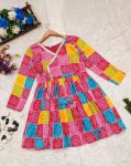 FASHIONABLE MUSLIN PRINT WITH LACE WORK READY TO WEAR SHORT KURTI CASUAL WEAR WHOLESALE PRICE ETHNIC GARMENT (5)