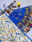RICH LOOK CREPE KALAMKARI PRINT WORK LEHENGA CHOLI WITH DUPATTA FESTIVAL WEAR WHOLESALE PRICE ETHNIC GARMENT (4)