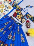 RICH LOOK CREPE KALAMKARI PRINT WORK LEHENGA CHOLI WITH DUPATTA FESTIVAL WEAR WHOLESALE PRICE ETHNIC GARMENT (4)