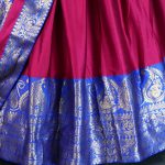 TREANDING COTTON CONTRAST WEAVING BORDER WORK LEHENGA CHOLI DUPATTA WITH BEALT FESTIVAL WEAR WHOLESALE PRICE ETHNIC GARMENT (26)