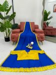 TREANDING COTTON LACE WITH LATKAN ON PALLU WORK SAREE WITH UNSTITCHED BLOUSE FESTIVAL WEAR WHOLESALE PRICE ETHNIC GARMENT (4)