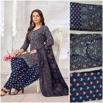 TREANDING COTTON PRINT WORK TOP PATIYALA PANT WITH DUPATTA CASUAL WEAR WHOLESALE PRICE ETHNIC GARMENT (1)