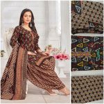 TREANDING COTTON PRINT WORK TOP PATIYALA PANT WITH DUPATTA CASUAL WEAR WHOLESALE PRICE ETHNIC GARMENT (6)