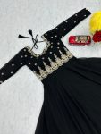 TREANDING GEORGETTE EMBROIDERY WORK READY TO WEAR GOWN FESTIVAL WEAR WHOLESALE PRICE ETHNIC GARMENT (8)