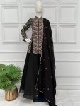 TREANDING GEORGETTE SEQUENCE WORK TOP LEHENGA WITH DUPATTA PARTY WEAR WHOLESALE PRICE ETHNIC GARMENT (3)