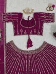 ATTRACTIVE GEORGETE THREAD SEQUENCE WORK LEHENGA CHOLI WITH DUPATTA FESTIVAL WEAR WHOLESALE PRICE ETHNIC GARMENT (5)