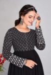 ATTRACTIVE GEORGETTE EMBROIDERY WORK READY TO WEAR GOWN FESTIVAL WHOLESALE PRICE ETHNIC GARMENT (3)