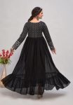 ATTRACTIVE GEORGETTE EMBROIDERY WORK READY TO WEAR GOWN FESTIVAL WHOLESALE PRICE ETHNIC GARMENT (3)