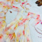 ATTRACTIVE ORGANZA TABBY SILK DIGITAL PRINT HAND WORK GOWN DUPATTA WITH BELT FESTIVAL WEAR WHOLESALE PRICE ETHNIC GARMENT (6)