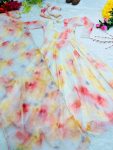 ATTRACTIVE ORGANZA TABBY SILK DIGITAL PRINT HAND WORK GOWN DUPATTA WITH BELT FESTIVAL WEAR WHOLESALE PRICE ETHNIC GARMENT (6)