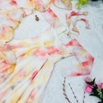 ATTRACTIVE ORGANZA TABBY SILK DIGITAL PRINT HAND WORK GOWN DUPATTA WITH BELT FESTIVAL WEAR WHOLESALE PRICE ETHNIC GARMENT (6)