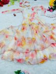 ATTRACTIVE ORGANZA TABBY SILK DIGITAL PRINT HAND WORK GOWN DUPATTA WITH BELT FESTIVAL WEAR WHOLESALE PRICE ETHNIC GARMENT (6)