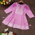 ATTRACTIVE RAYON EMBROIDERY WITH BOTH SIDE DORI WORK READY TO WEAR TOP OFFICE WEAR WHOLESALE PRICE ETHNIC GARMENT1 (4)