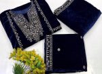 ATTRACTIVE VELVET SEQUENCE WORK TOP PALAZZO WITH DUPATTA FESTIVAL WEAR WHOLESALE PRICE ETHNIC GARMENT (7)