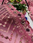 DESIGNER BUTTERFLY NET EMBROIDERY FOIL THREAD STONE WORK SAREE WITH UNSTITCHED BLOUSE PARTY WHOLESALE PRICE ETHNIC GARMENT 2 (3)