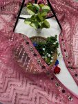 DESIGNER BUTTERFLY NET EMBROIDERY FOIL THREAD STONE WORK SAREE WITH UNSTITCHED BLOUSE PARTY WHOLESALE PRICE ETHNIC GARMENT 2 (3)