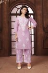 DESIGNER COTTON CHICENKARI EMBROIDERY WORK TOP PALAZZO FESTIVAL WEAR WHOLESALE PRICE ETHNIC GARMENT 1 (3)