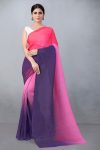 DESIGNER GEORGETTE CRUSH PLEATED SAREE WITH UNSTITCHED BLOUSE PARTY WEAR WHOLESALE PRICE ETHNIC GARMENT (3)