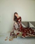 DESIGNER GEORGETTE MIRROR DIAMOND EMBROIDERY WORK TOP SHARARA WITH DUPATTA FESTIVAL WEAR WHOLESALE PRICE ETHNIC GARMENT (16)