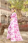 DESIGNER GEORGETTE PRINT MICRO CRUSH WORK SAREE WITH UNSTITCHED BLOUSE PARTY WEAR WHOLESALE PRICE ETHNIC GARMENT (6)