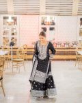 DESIGNER GEORGETTE THREAD SEQUENCE WORK TOP LEHENGA WITH DUPATTA WEDDING WEAR WHOLESALE PRICE ETHNIC GARMENT (6)