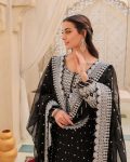 DESIGNER GEORGETTE THREAD SEQUENCE WORK TOP LEHENGA WITH DUPATTA WEDDING WEAR WHOLESALE PRICE ETHNIC GARMENT (6)