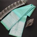 DESIGNER LICHI SILK ZARI WEAVING WORK SAREE WITH UNSTITCHED BLOUSE FESTIVAL WEAR WHOLESALE PRICE ETHNC GARMENT (5)