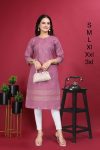 DESIGNER MAGIC COTTON FOIL PRINT WORK READY TO WEAR KURTI CASUAL WEAR WHOLESALE PRICE ETHNIC GARMENT (5)