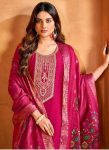 DESIGNER VICHITRA SILK EMBROIDERY WORK TOP BOTTOM WITH DUPATTA FESTIVAL WEAR WHOLESALE PRICE ETHNIC GARMENT (3)