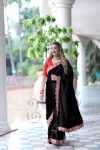 FANCY GEORGETTE THREAD CHICKENKARI EMBROIDERY WORK SAREE WITH STITCHED BLOUSE FESTIVAL WEAR WHOLESALE PRICE ETHNIC GARMENT 3 (2)