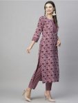 FASHIONABLE COTTON PRINTED TOP WITH BOTTOM PARTY WEAR WHOLESALE PRICE ETHNIC GARMENT (4)